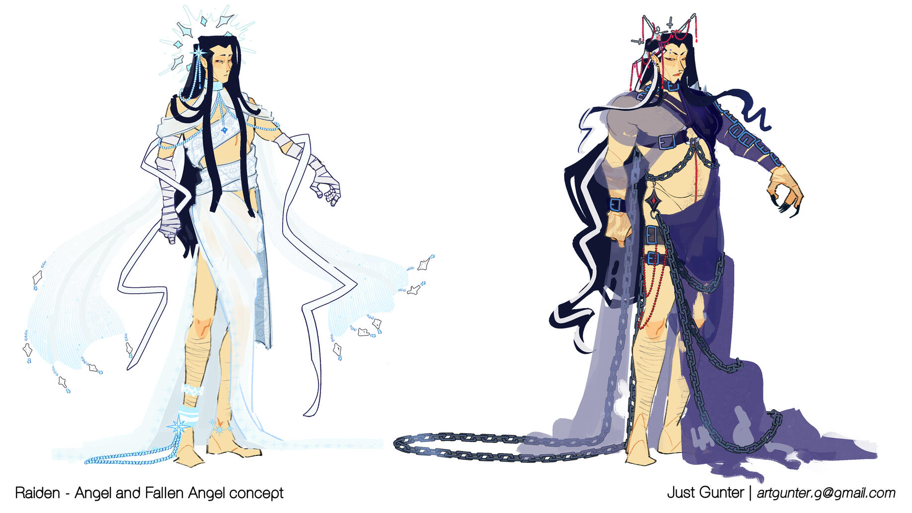 Character Design Angel &amp; Devil