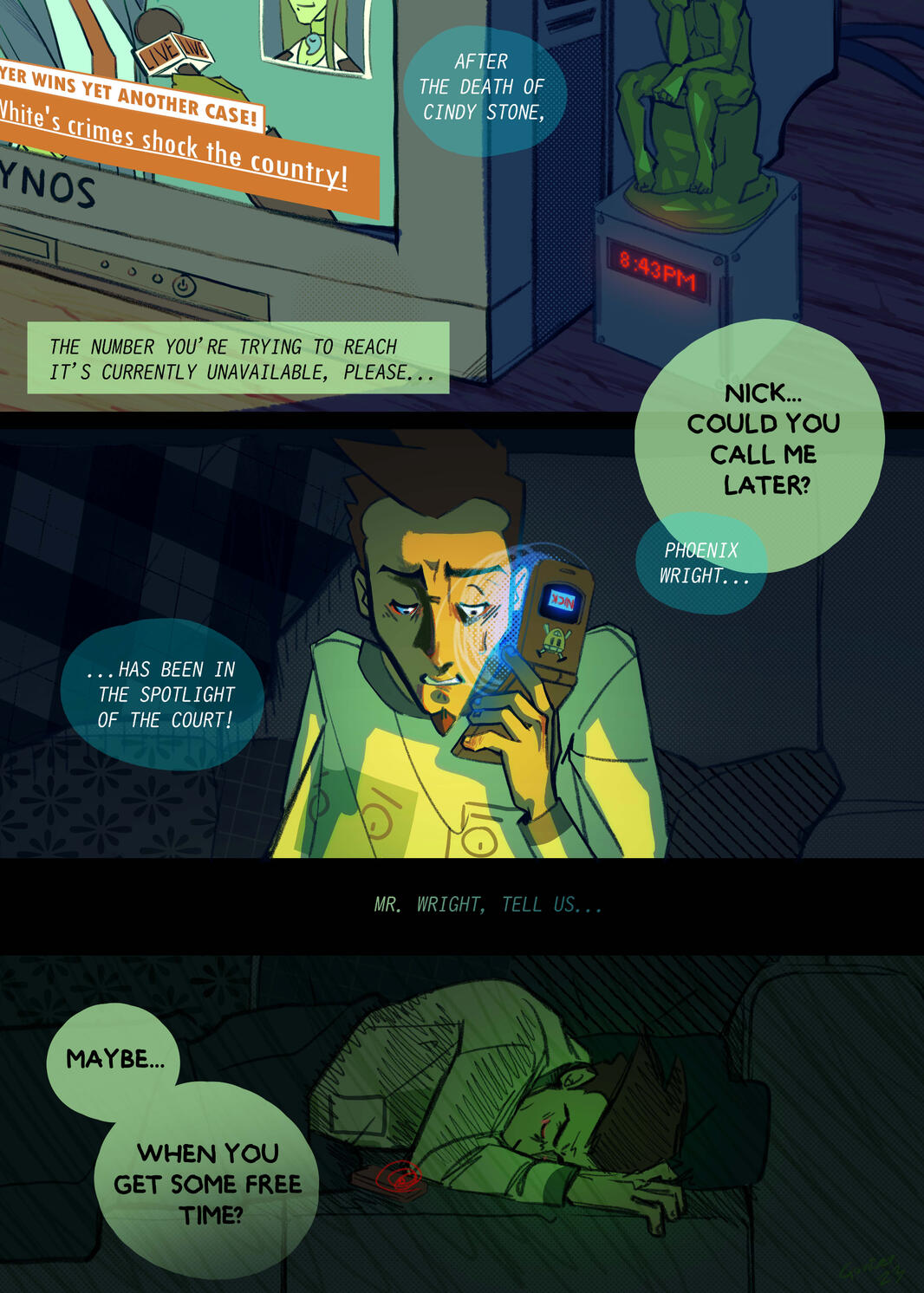 Mea Culpa Fanzine Page Art