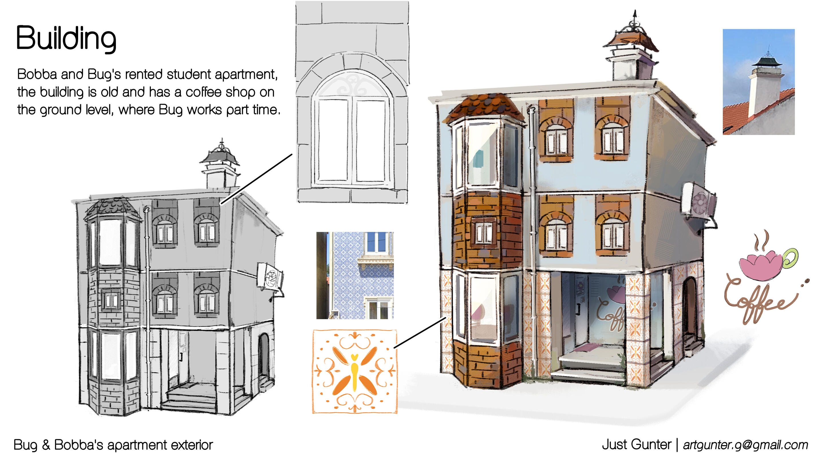Bug and Bobba's apartment exterior